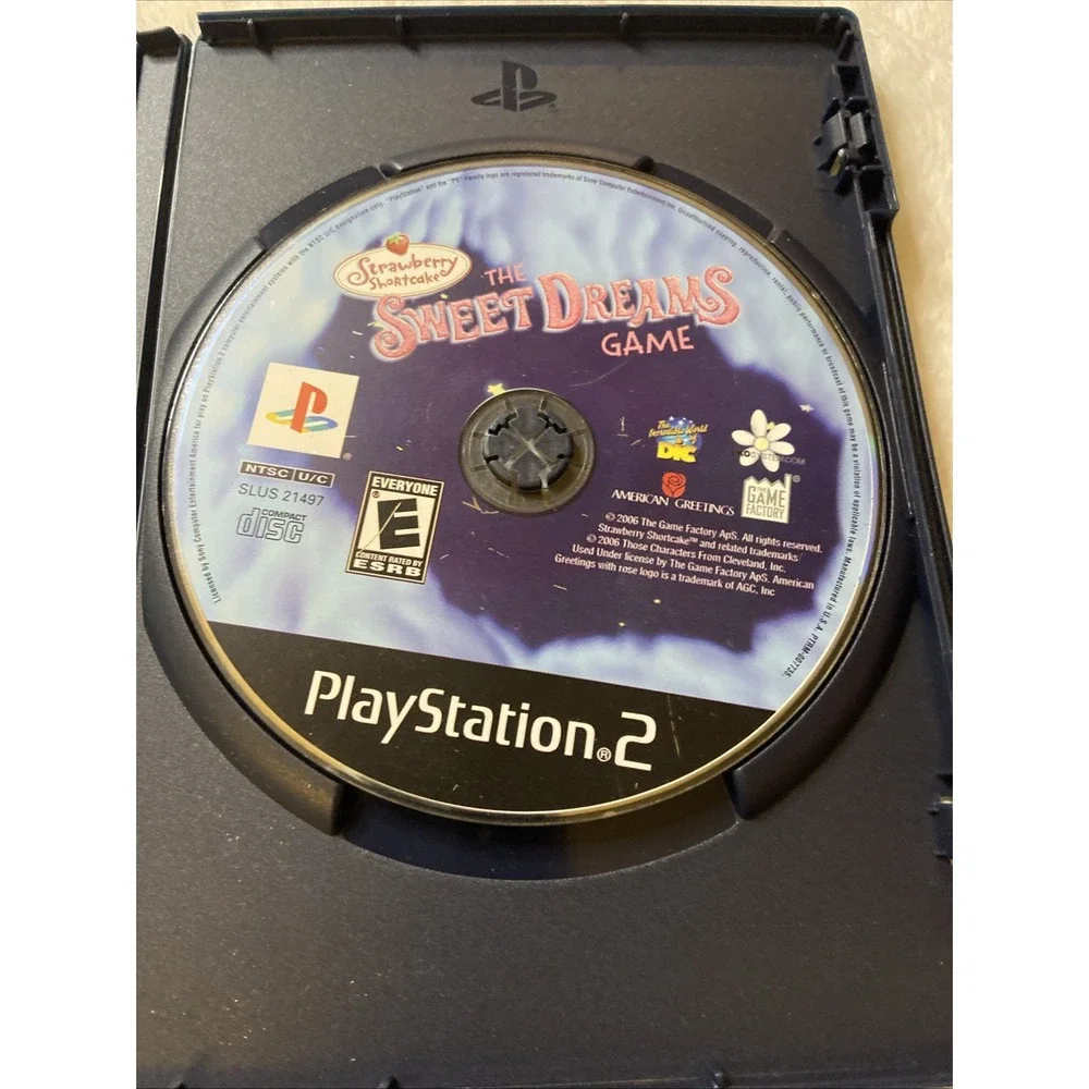 Strawberry Shortcake The Sweet Dreams Game PlayStation 2 CIB Manual Game Factory